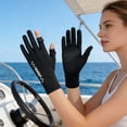 thumbnail image 6 of Todaioua UPF 50+ Sun Protection Gloves, Ice Silk Cooling Touchscreen Driving Gloves, Breathable Anti-Slip UV Gloves for Running Hiking Golf Pickleball Fishing Outdoor Sports, 6 of 7