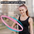thumbnail image 6 of 4 Pieces Elastic Sports Headbands Thick Non-Slip Hair Bands for Women and Men, 6 of 12