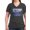 Charcoal, variant on CafePress - Lavender Farm T Shirt - Women's V-Neck Dark T-Shirt
