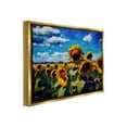thumbnail image 4 of Stupell Industries Sunflower Field & Clouds Landscape Painting Gold Floater Framed Canvas Art Print Wall Art, 21 x 17, 4 of 10