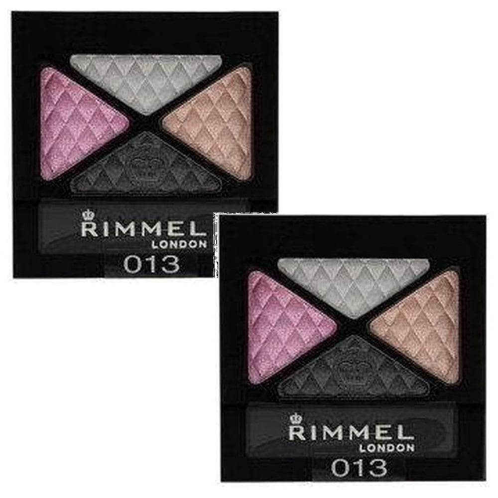 Rimmel London Glam Eyes Quad Eye Shadow in Sweet Smoulder 013, Pack of 2