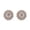 Rose Gold, variant on Double Halo Diamond Jacket Earrings 18K Yellow Gold over 925 Sterling Silver | Everyday Jewelry for Women, Birthday Gift for Her