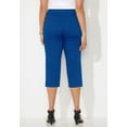 thumbnail image 2 of Catherines Women's Plus Size Petite Sateen Stretch Capri, 2 of 4