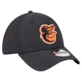 thumbnail image 3 of Men's New Era  Black Baltimore Orioles Night 39THIRTY Flex Hat, 3 of 5