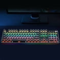 thumbnail image 3 of Tebru 104 Keys Retro Style Electroplated Keyboard Gaming Mechanical Keyboard with Lighting Effect,104 Keys Keyboard,Gaming Accessories, 3 of 8