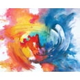 thumbnail image 2 of Circle Art Group 32x26 White Modern Wood Framed Museum Art Print Titled - Calliope, 2 of 4