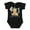 AB-Black, variant on 1st Birthday Bear with Cake and Balloons Boys or Girls Baby Bodysuit