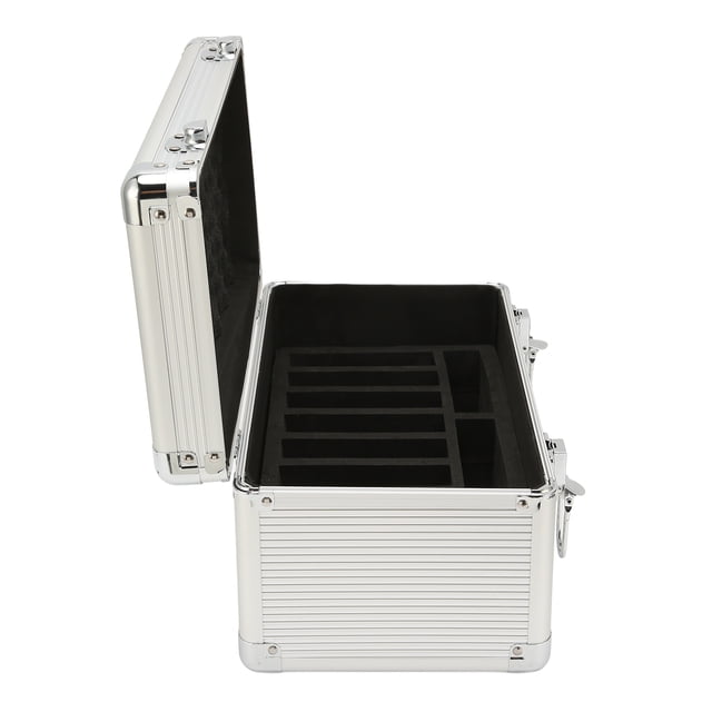 Hard Drive Storage Box, Waterproof Hard Drive Box 10 Bays ABS Handle Aluminum Alloy Corner With For 3.5in Hard Drives