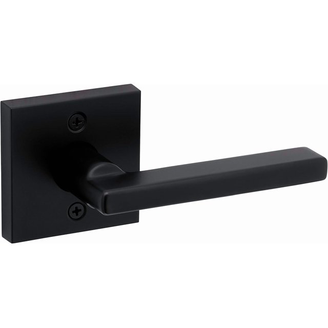 Poignée de Porte Mate Réversible Levier d'Intimité Poignées de Porte Intérieures pour Portes de Chambre et de Salle de Bain Serrure de Porte de Salle de Bain/chambre Sans Clé Déco Maison Moderne
