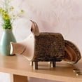 thumbnail image 7 of Wood Piggy Bank - Pig Figurine Coin Holder for Girls & Boys - Wooden Saving Money Box, 7 of 7