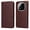 Brown, variant on Wallet Phone Case for Xiaomi Redmi Note 14 Pro 5G with Card Holder and Stand Function Pink