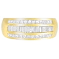 thumbnail image 3 of 14K Yellow Gold 1ct. TDW Princess and Baguette-Cut Diamond Ring(H-I, SI1-SI2), 3 of 5