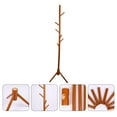 thumbnail image 6 of FRCOLOR  Stand Modern Coat Rack Space-saving Clothes Long Serving Time Hanger, 6 of 8