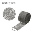thumbnail image 2 of Unique Bargains Lace Trim 10 Yards 2 Inch Flower Elastic Lace Ribbons for Package Decoration Wedding Headbands Dark Gray, 2 of 5