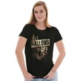 thumbnail image 4 of All Hallows Eve Zombie Halloween Womens Slim Fit Graphic Tee Brisco Brands S, 4 of 5