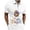 White, variant on Mens Polo Shirts Easter Fashion Casual Digital 3D Printing Lapel Zipper Short Sleeve Men'S Clothing