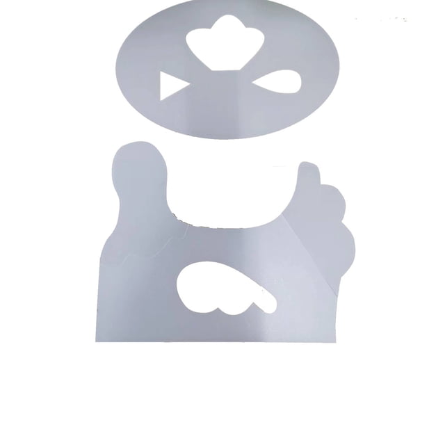Cute Eggs Basket Template Set,New Plastic Drawing Template