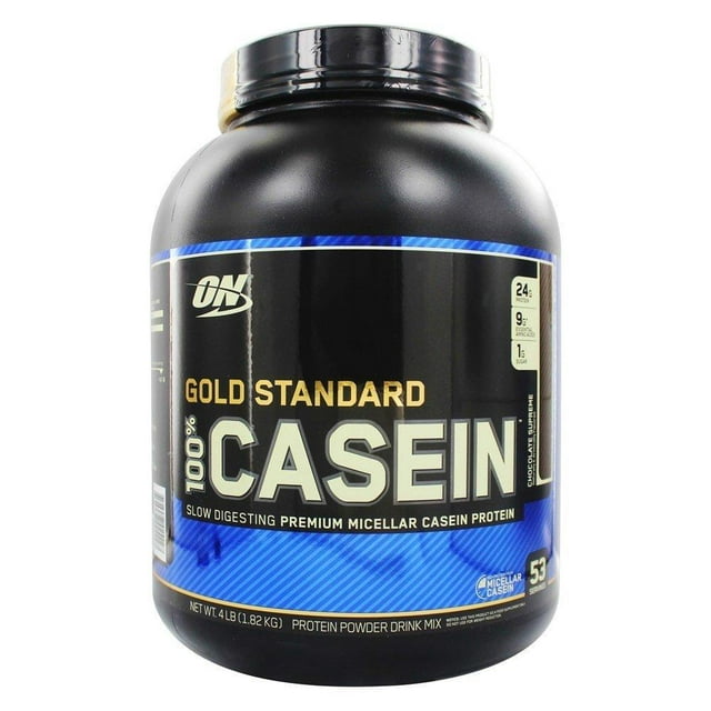 Gold Standard 100% Casein 4 Lbs Chocolate Optimum Nutrition. Optimum Nutrition ONGOLDSTANDARDCASEINACHOCOLATE