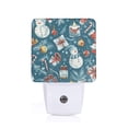 thumbnail image 1 of Balery Christmas Snowman Gift Luz Nocturna LED con Sensor Automático, Enchufe con Sensor Crepuscular, Luz Suave de 0.5W para Dormitorio, Pasillo, Baño-EU, 1 of 7