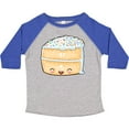 thumbnail image 3 of Inktastic Cute Smiling Cake with Confetti Sprinkles Boys or Girls Toddler T-Shirt, 3 of 5