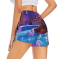 thumbnail image 3 of Goofa Capybara Bathtub Fun Printed Women 2 in 1 Running Shorts,Quick Dry Athletic Workout Shorts,High Waisted Athletic Shorts with Liner Pockets-XX-Large, 3 of 9