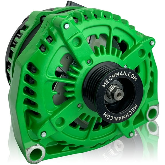 Mechman E-Series 400 Amp Green Alternator For 96 - 04 GM Truck 8206400-GRE