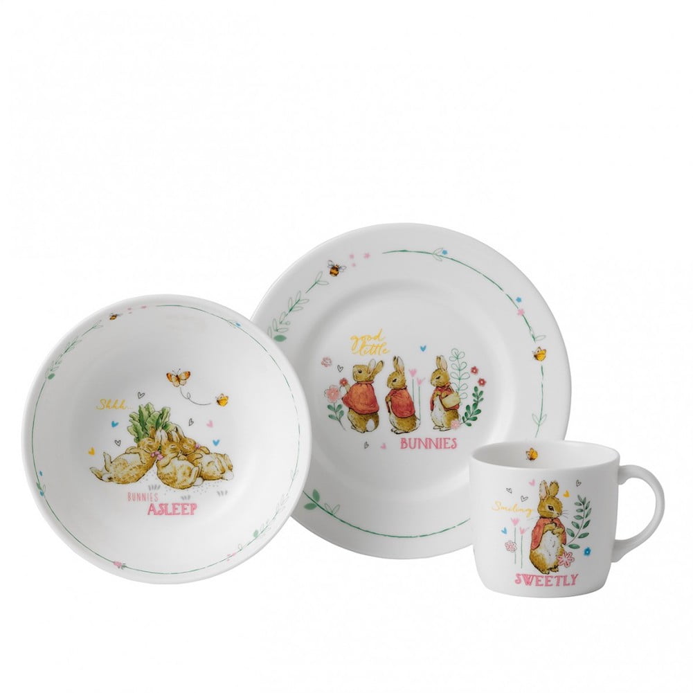 Wedgwood - Children's Dinnerware Set - Peter Rabbit - Girl's - Walmart.com