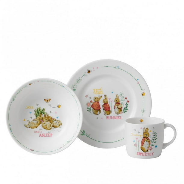 Wedgwood Children's Dinnerware Set Peter Rabbit Girl's Walmart