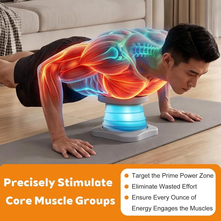 Push Up Assist Device with Waist & Core Support, Push Up Stand Exercise ...