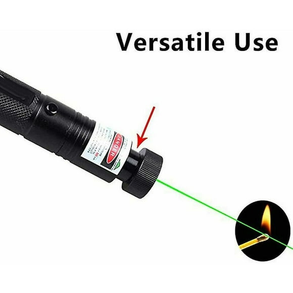 Laser Pointers 10000m 532nm Green Laser Pointer High Power Adjustable Focus Laser Pointer 303 Laser with 18650 Battery