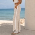 thumbnail image 5 of Womens Leopard Baggy Wide Leg Track Pants Elastic Waist Y2K Sweatpants, 5 of 5
