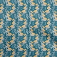 thumbnail image 1 of oneOone Polyester Spandex Teal Blue Fabric Abstracts Fabric For Sewing Printed Craft Fabric By The Yard 56 Inch Wide, 1 of 5