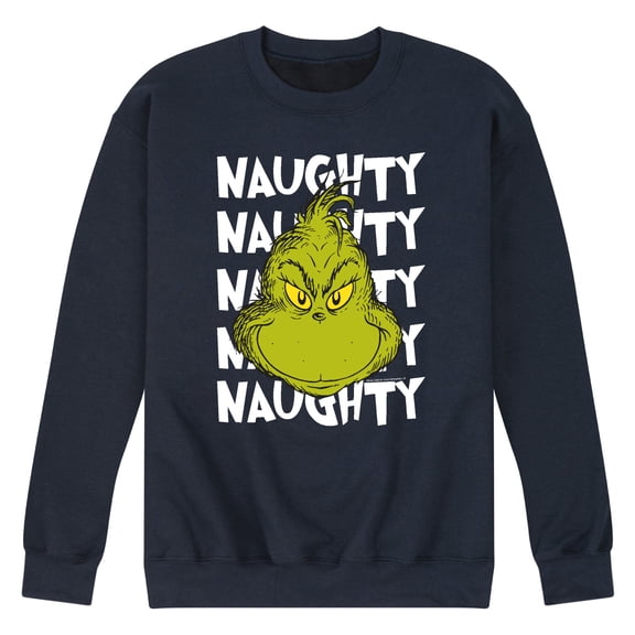 The Grinch - Naughty Smile - Men's Crew Fleece Sweatshirt