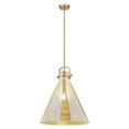 thumbnail image 5 of 410-1SL-CB-G411-18ME Innovations Lighting Newton Cone - 1 Light Stem Hung Pendant-18 Inch Wide and 20 Inch Tall-Champagne Bronze Finish-Mercury Glass, 5 of 5