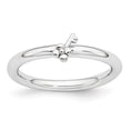 thumbnail image 3 of Sterling Silver Rhodium Key Ring, 3 of 7