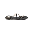 thumbnail image 2 of New Women Betani Winnie-2 PU Open Toe Metallic Zig Zag Slingback Flat Sandal, 2 of 5