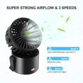 thumbnail image 4 of Ventilador Pequeño Variedad-Negro Fokelyi WMZY-104-1, 4 of 6