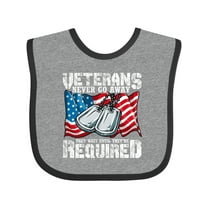 Inktastic Veterans Day Military Veteran Boys Baby Bib