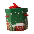 thumbnail image 4 of Caja de dulces navideñas,Caja de dulces navideñas Caja de noche pacífica Regalo,Caja de regalo navideña Caja de golosinas Caja de refrigerios,Caja de regalo de papel festivo Cajas, 4 of 8