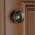 thumbnail image 4 of GlideRite 1 in. Classic Round Ring Button Cabinet Knobs, Antique Brass, Pack of 25, 4 of 4