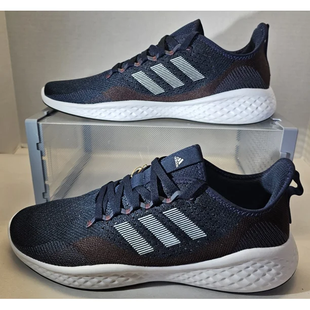 Adi - das Men's Fluidflow 2.0 Legend Ink/ White Running Sneakers Size 12.5