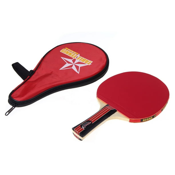 Long Handle Shakehand Table Tennis Racket Ping Pong Paddle with