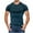 Green, variant on ShomPort Short Sleeved Tight Shirts for Men Roundneck Solid Color Tees Athletic Gym Tops