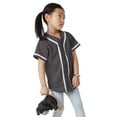 thumbnail image 3 of Ma Croix Kids Baseball Button Down Jersey Youth Active Athletic Uniform, 3 of 5
