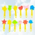 thumbnail image 2 of Miangastore Kids Painting Brushes Set for DIY Seal Toys Assorted Colors EVA Sponge Material Safe and Durable, 2 of 9