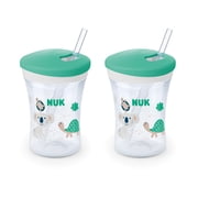NUK Evolution Straw Cup, 8 oz., 2-Pack