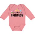 thumbnail image 3 of Inktastic Grandma's Princess Crown and Flowers Girls Long Sleeve Baby Bodysuit, 3 of 5