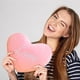 thumbnail image 3 of Cojín decorativo en forma de corazón para el Día de San Valentín | Cojín suave y afelpado para la decoración del dormitorio y la sala de estar., 3 of 4