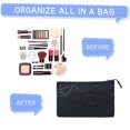 thumbnail image 3 of Nueva bolsa de maquillaje de PU, bolso cuadrado portátil para viaje., 3 of 6