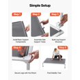 thumbnail image 5 of Elevated Dog Bed for Large Dogs 42x30 in Portable Raised Pet Cot with Breathable Teslin Mesh and Aluminum Frame, Indoor Outdoor Cooling Pet Bed for Medium and Large Breeds up to 88 lbs, 5 of 11